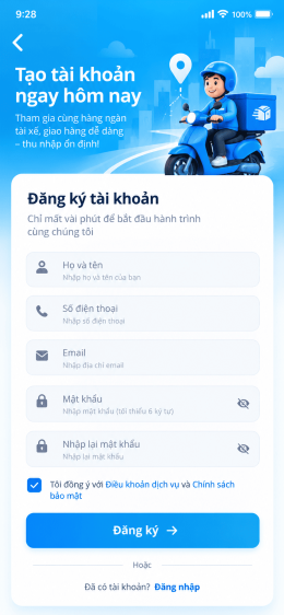 App vận chuyển